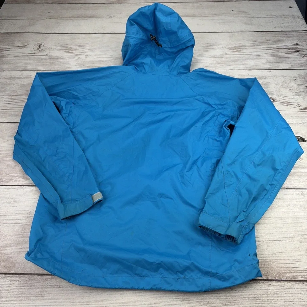 Red Ledge Men's S Blue Windbreaker Rain Jacket Hooded Waterproof Gorpcore Vented
